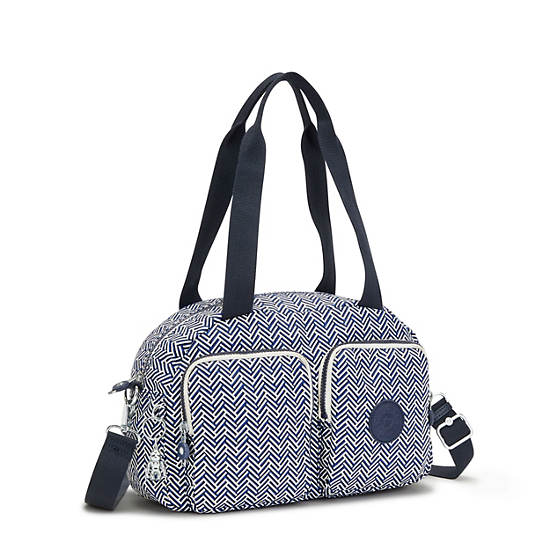 Kipling Cool Defea Printed Omuz Çantası Gri | TR 1816WN